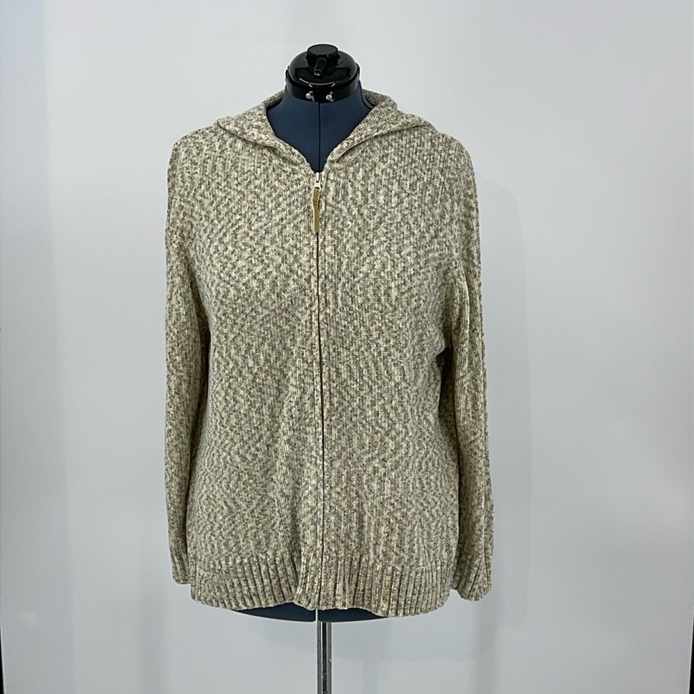 WHITE STAG SIZE 18W/20W Beige Hooded Women's Sweater